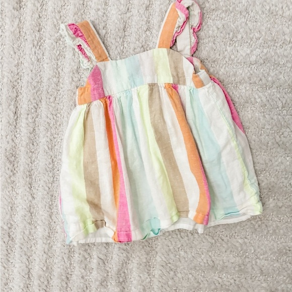 GAP Other - Gap Baby Girl Precious Stiped Summer Dress w/ Ruffle Sleeves - Size 6-12 months